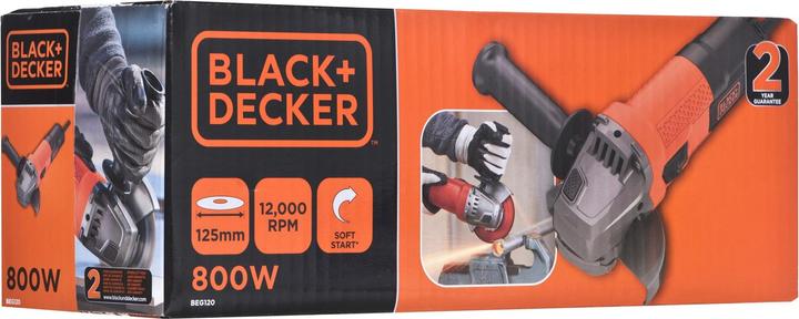 Actual product image Black & Decker Grinder angle BEG120-QS (125 mm) (125 mm)