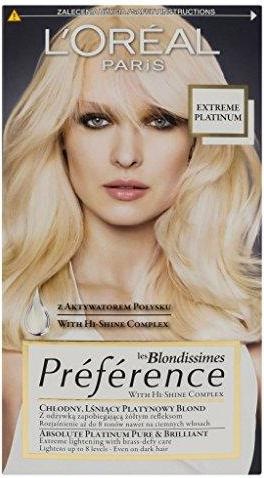 Produktbild L'Oréal Paris L'Oréal Les Blondissimes Preference Hair Dye Extreme Platinum (Extreme Platinum)