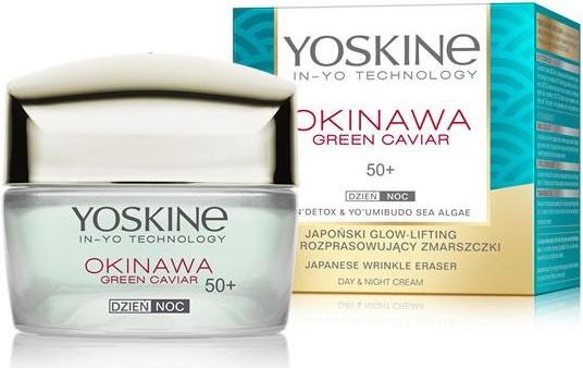 Produktbild Yoskine Okinawa Žalias Caviar 50+ Japanese glow-lifting cream to remove wrinkles day and night 50ml (50 ml, 24h Creme)