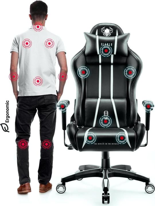 Produktbild Diablo Gaming chair X-One 2.0 Gaming Chair King, Black-white