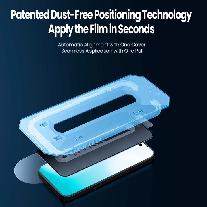 Actual product image NoName Nillkin Privacy Iphone 17 Schwarz (1 pcs., Apple iPhone 17)