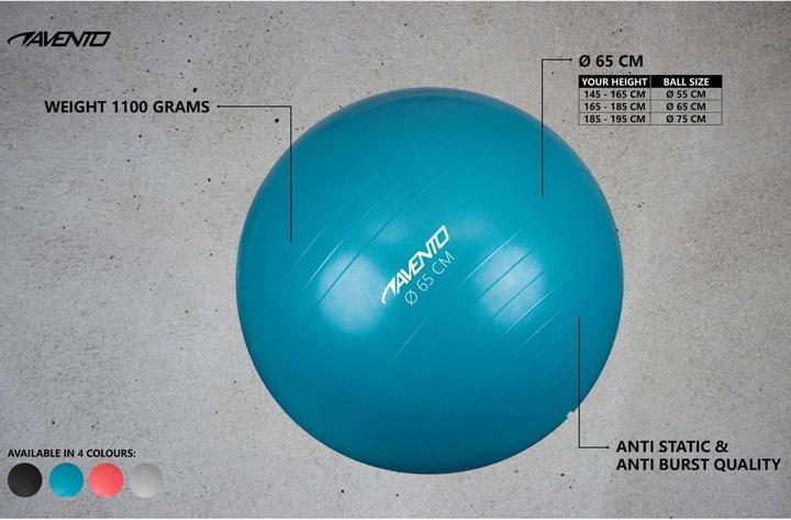 Immagine prodotto Avento Palla 42OB 65 cm Argento (65 cm)
