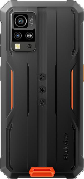 Produktbild Blackview MOBILE PHONE BV4800/3/64GB ORANGE (64 GB, Black / Orange, 6.56", Dual SIM, 13 Mpx, 4G)