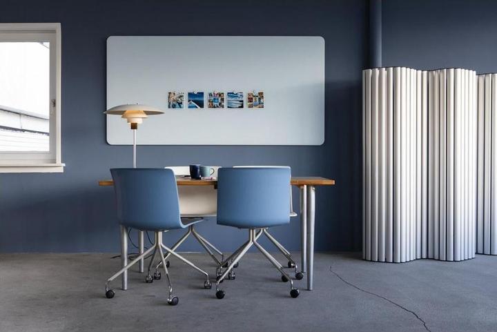 Actual product image Legamaster Glass board matte 7-104154 round corner 90x120cm chilly lake (120 x 90 cm)