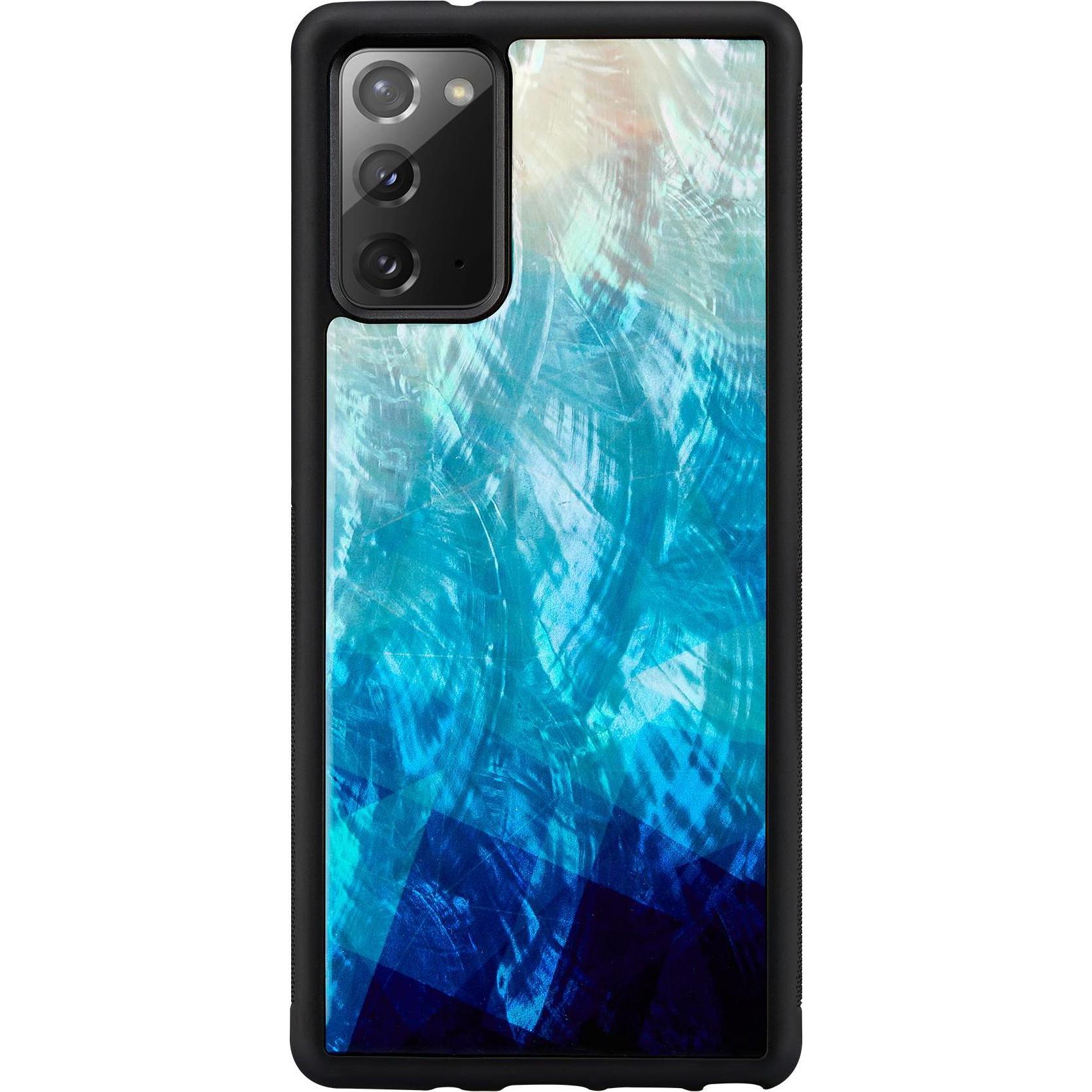 Ikins case for Samsung Galaxy Note 20 blue lake black (Samsung Galaxy Note 20), Smartphone Hülle, Blau
