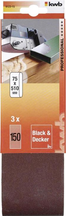 Produktbild kwb Schleifband 75X510 Korn 150 (150)