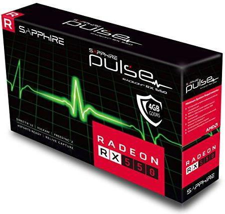 Produktbild Sapphire Radeon RX 550 Pulse G5 4GB GDDR5 Video Card (11268-01-20G) (4 GB)