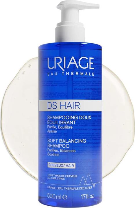 Actual product image Uriage DS Hair Soft Balancing Shampoo (Liquid shampoo, 500 ml)