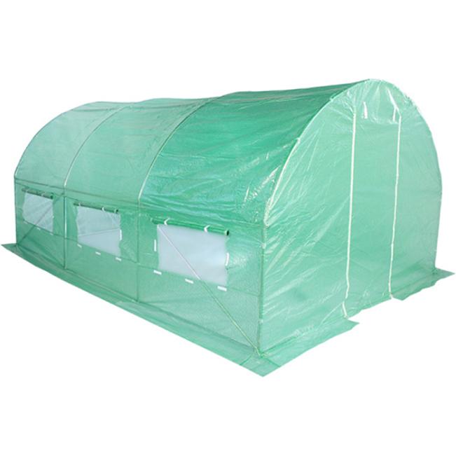Thumbnail - FunFit, Gewächshaus, Arched greenhouse Green with vents 200x300-6m2 (Green)