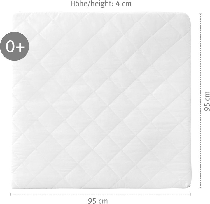 Actual product image Roba Playpen mattress (100 cm, 100 cm)