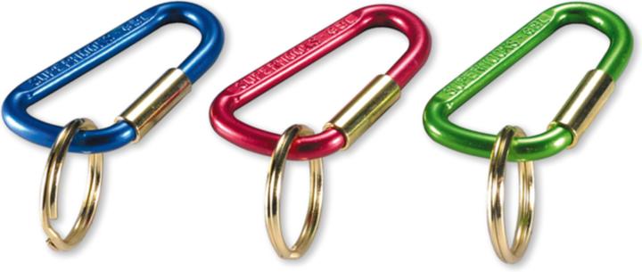 Actual product image Rieffel Aluminium key carabiner