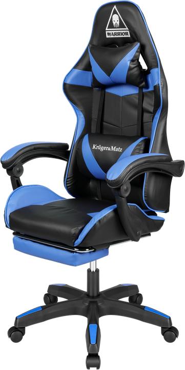 Produktbild Krüger&Matz Gaming chair Gaming chair Warrior GX-150 Gaming Chair, Black-blue