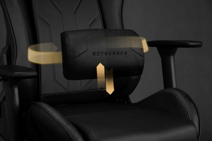 Actual product image Sense Gaming Chair Sense7 Netrunner Gaming Chair, Black