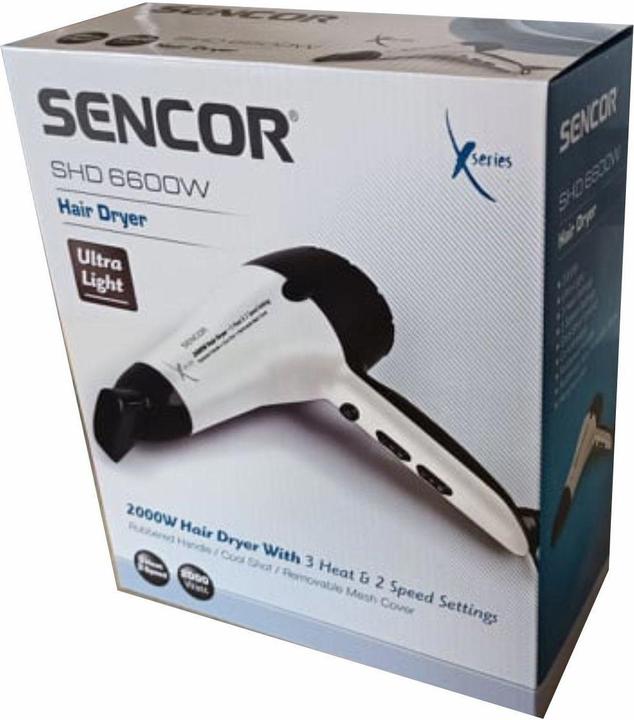 Immagine prodotto Sencor asciugacapelli, 2000W, SHD 6600W