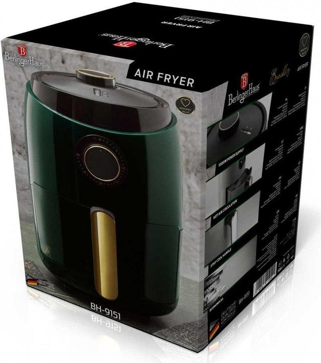 Actual product image BerlingerHaus Fryer Fryer Berlinger House Bh-9151 Emerald