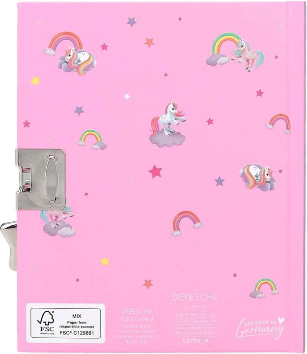 Actual product image Magni Depesche Ylvi diary with secret pen 2.7x16.4x14.8cm (Lined)