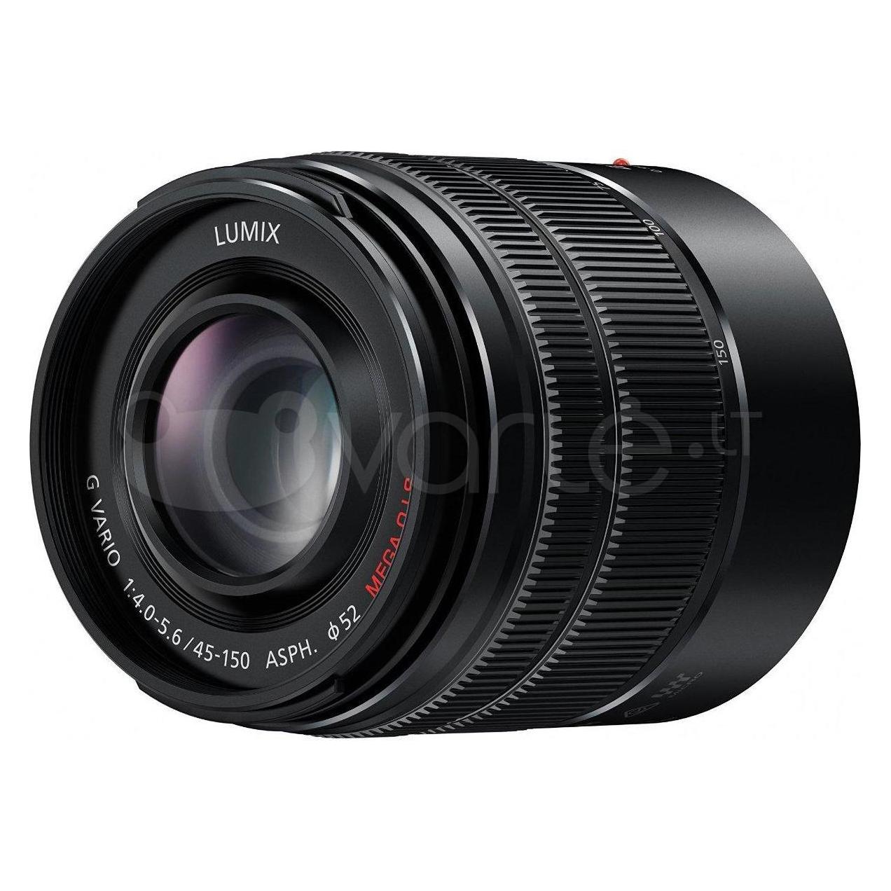 Panasonic LENS G 45-150MM Black (Micro Four Thirds, Micro Four Thirds), Objektiv, Schwarz
