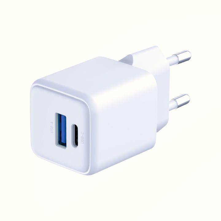 Productafbeelding 3MK Ładowarka sieciowa Hyper GaN Charger 20W 1xUSB-A 1XUSB-C PD QC4+ biały (20 W)