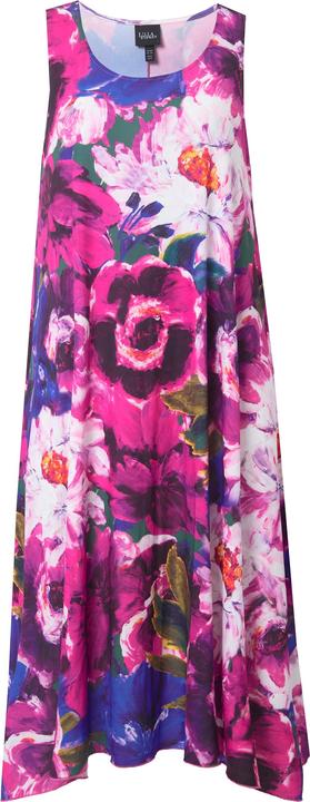 Produktbild Ulla Popken Midikleid, Blüten, Zipfelsaum, Rundhals, ärmellos (46, 48)