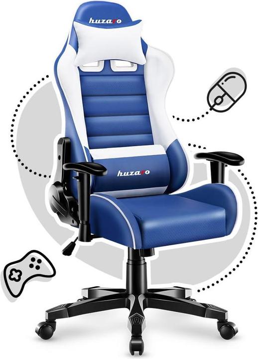 Image du produit Huzaro Chaise de jeu pour enfants Ranger 6.0 Gaming Chair, Blue