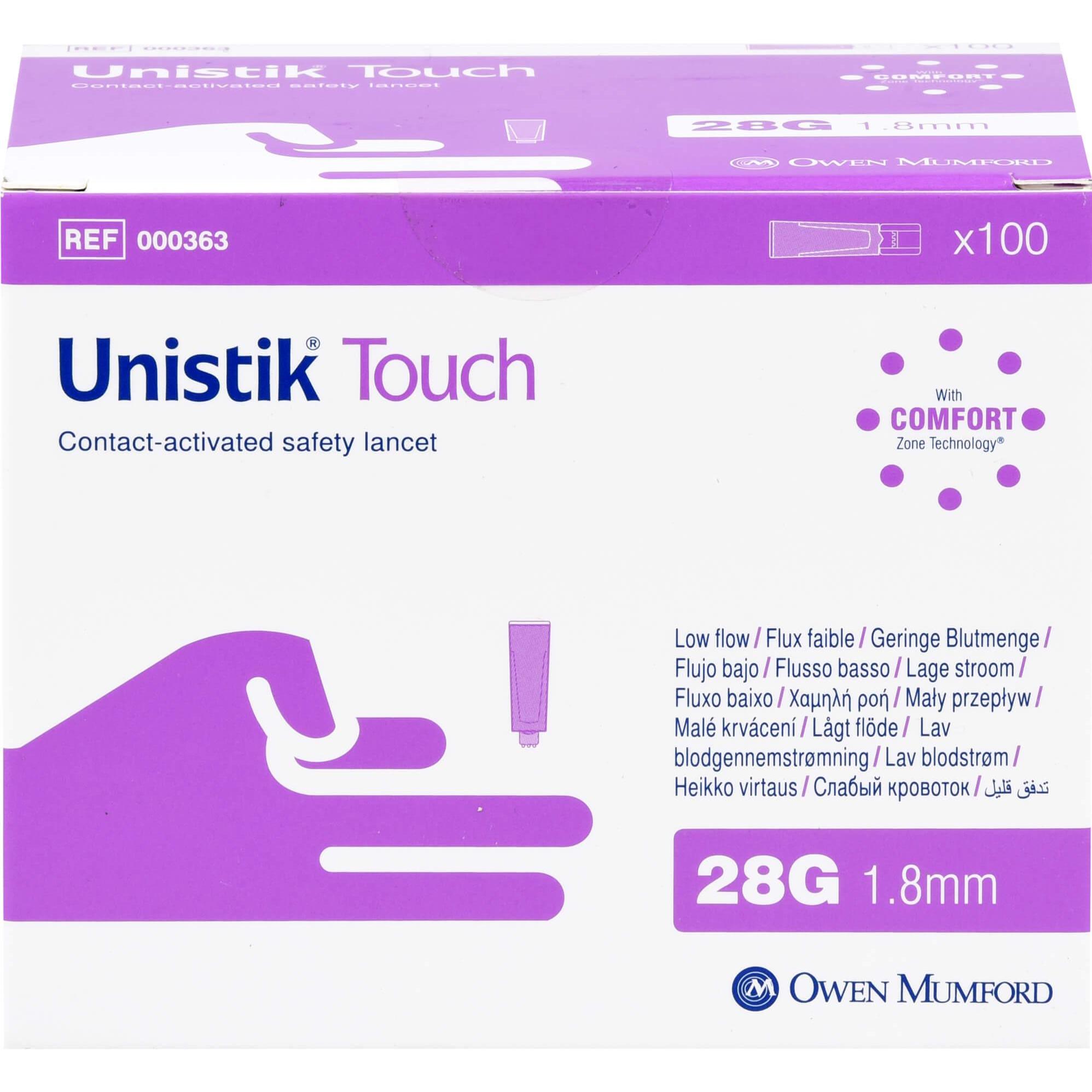 Thumbnail - Owen Mumford, Bluttest, Touch Sicherheitslanzette violett steril (Lanzette)