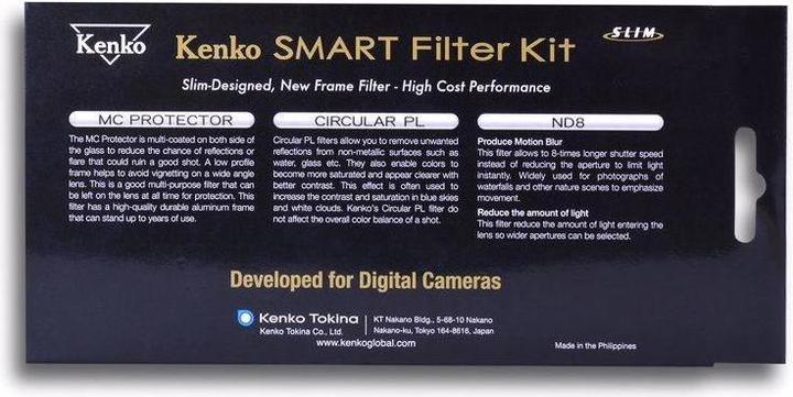 Produktbild Kenko filter set from 58 mm filters (58 mm, Schutzfilter, Polarisationsfilter)