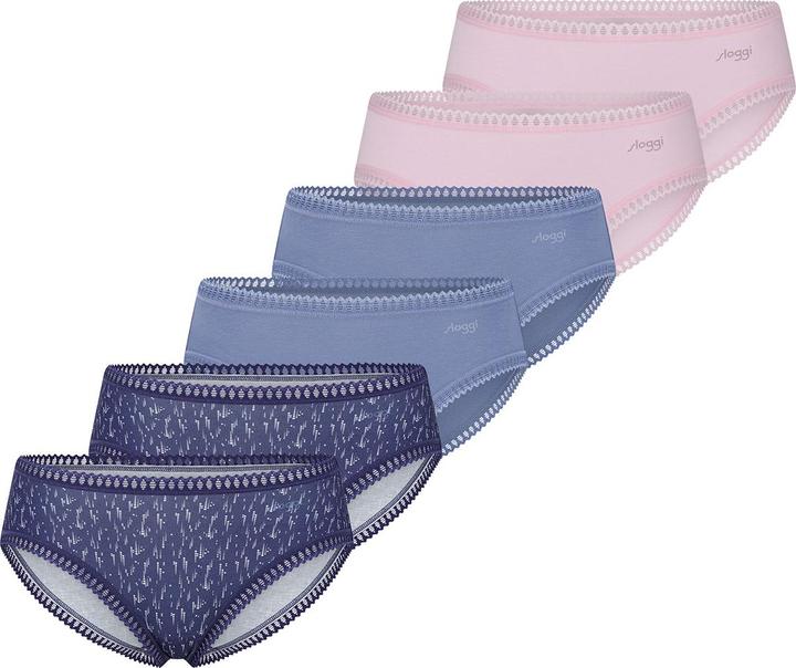 Produktbild Sloggi 6er Pack GO Crush Hipster (XL, 6er Pack)