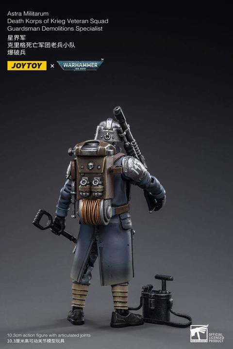 Produktbild Joy Toy Warhammer 40k figurine 1/18 Death Korps of Krieg Veteran Squad Guardsman Demolitions Specialist 10 c