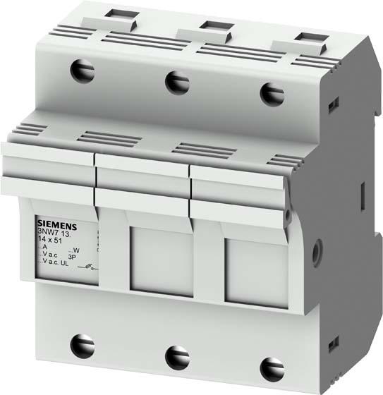 Immagine prodotto Siemens SIEM 3NW7131 Base fusibile da incasso f. uovo fusibile a cilindro (50 A)