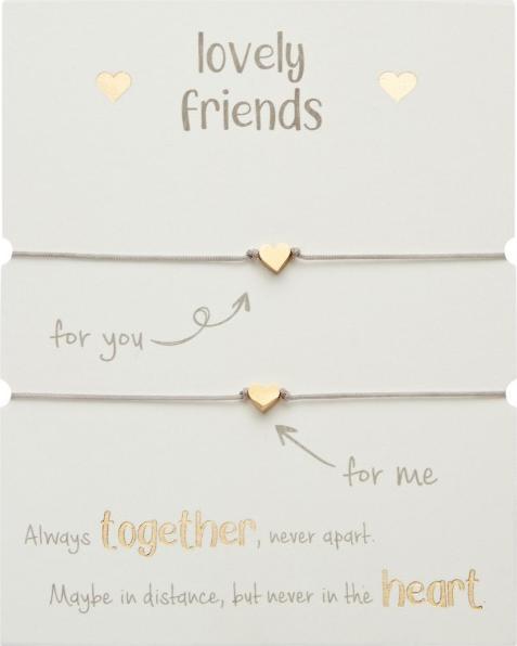 Actual product image HCA Bracelet,lovely friends,heart.607316 (Stainless steel)