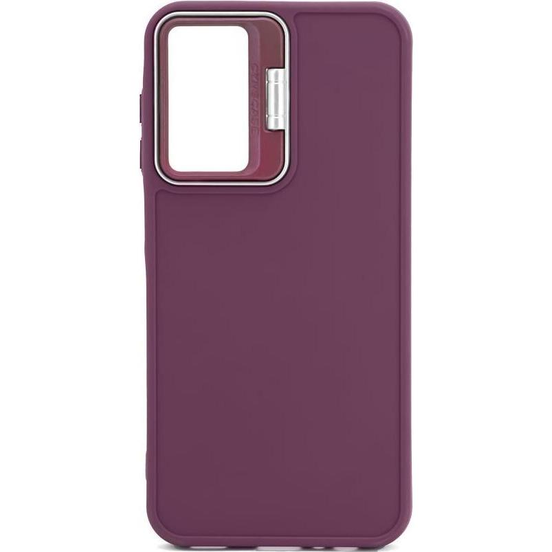 iLike Custodia Galaxy A35 ibrida con supporto per fotocamera (Samsung Galaxy A35), Cover smartphone, Viola