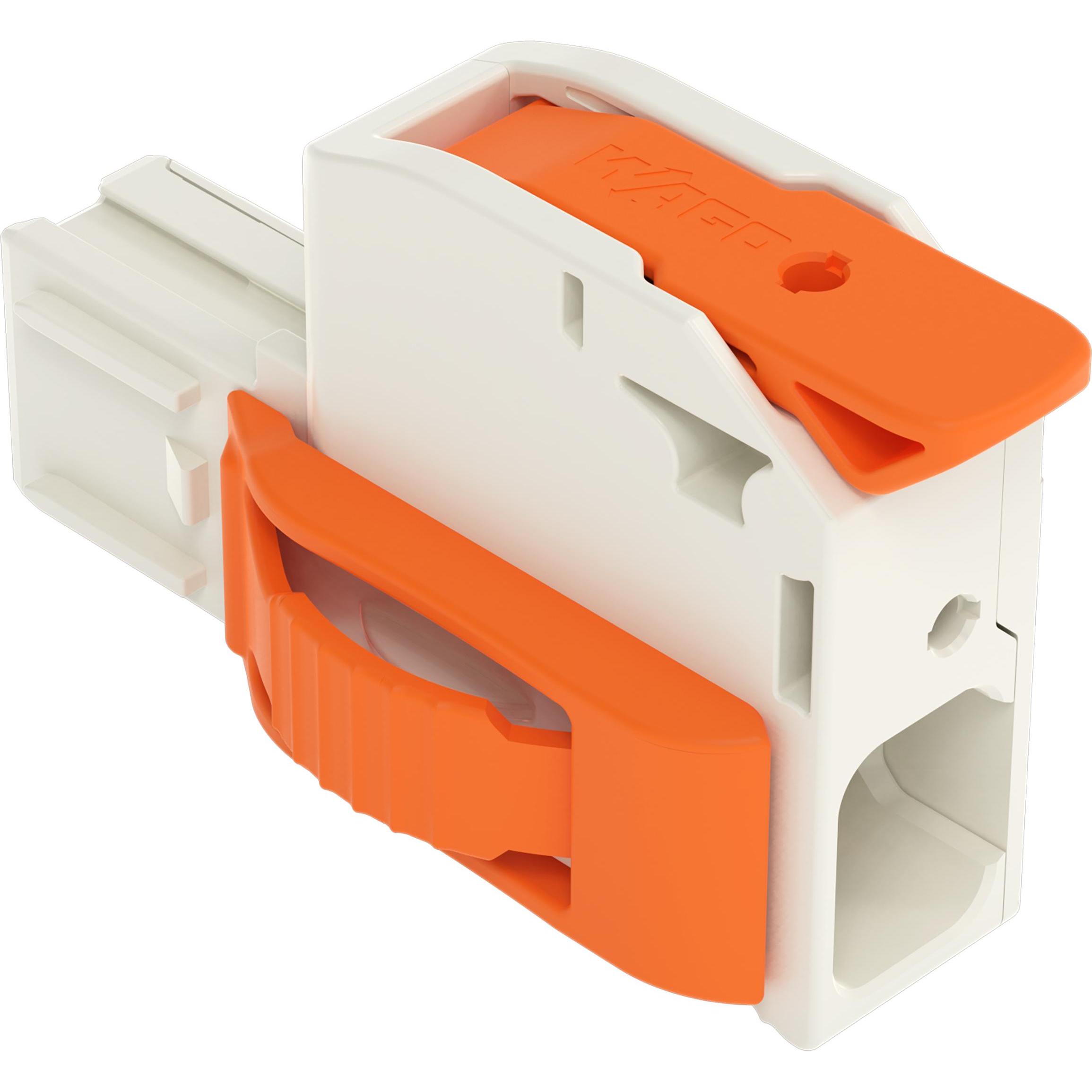 Wago Connettore multipoint femmina a 1 filo, leva, Accessori di elettronica + Alloggiamento, Grigio