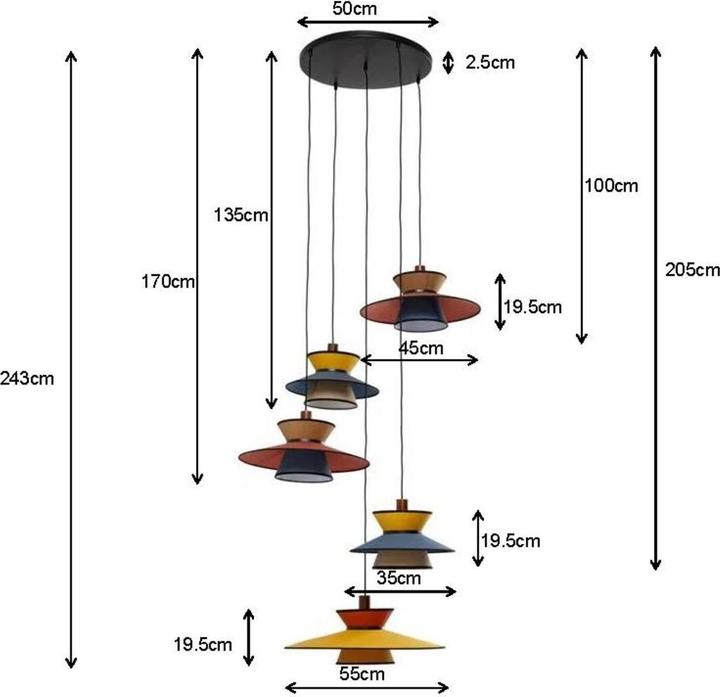 Image du produit Kare Design Lampe à suspendre Riva Ø87cm (E27)