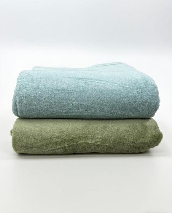 Productafbeelding Domoletti PLAID BLANKET COLAR 140X200 GREEN NO.90 (200 x 140 cm)