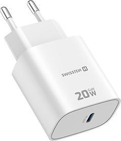 Produktbild Swissten Netzadapter EDGE GaN 20W, 1 Anschluss, 1x USB-C (20 W, 1 Port)