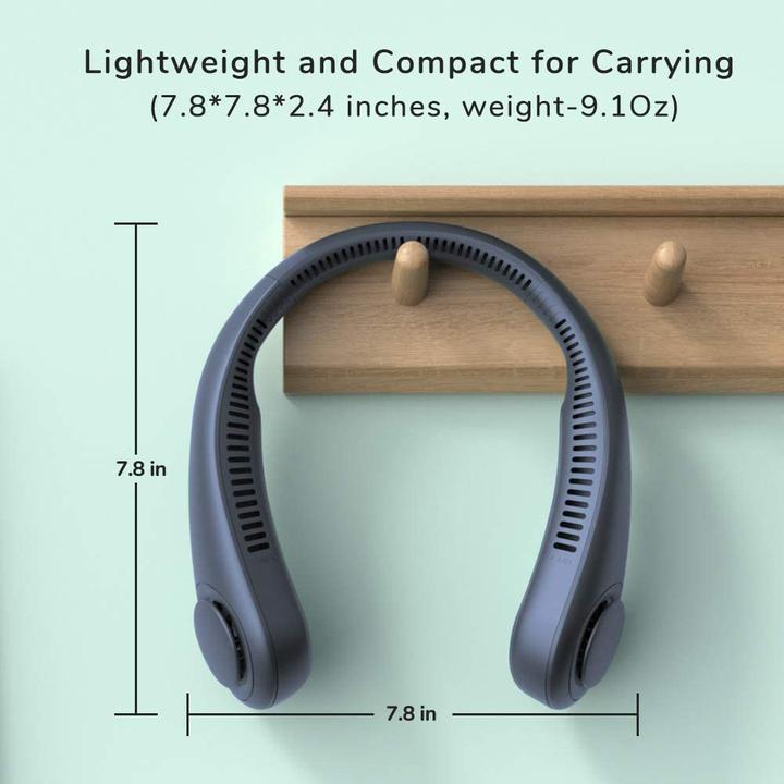 Actual product image Jisulife Neck fan