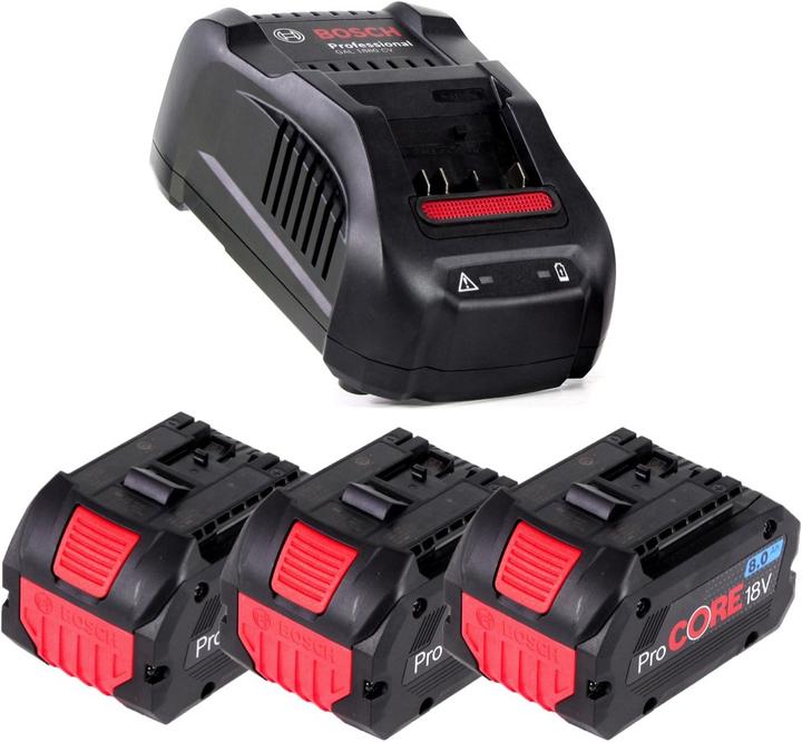 Productafbeelding Bosch Professional Bosch ProCore starterset met 3x ProCORE 18 V 8.0 Ah professionele oplaadbare accu GBA ( 1600A016GK (18 V)