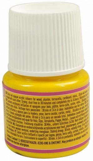 Actual product image Pebeo Deco Glossy acrylic paint (Yellow, 45 ml)