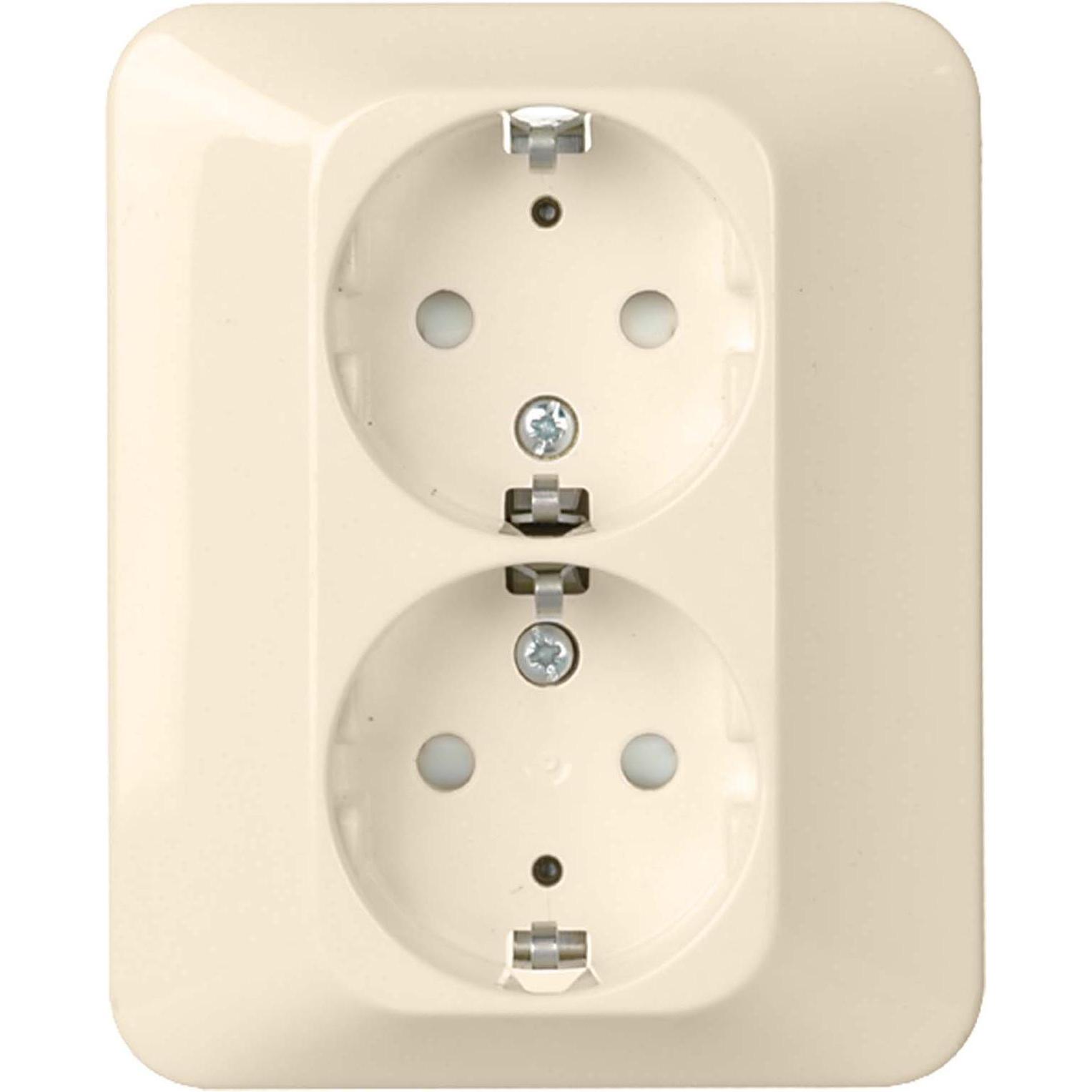 Schneider Electric, Steckdose, Steckdose 2-fach mit erhöhtem 245450