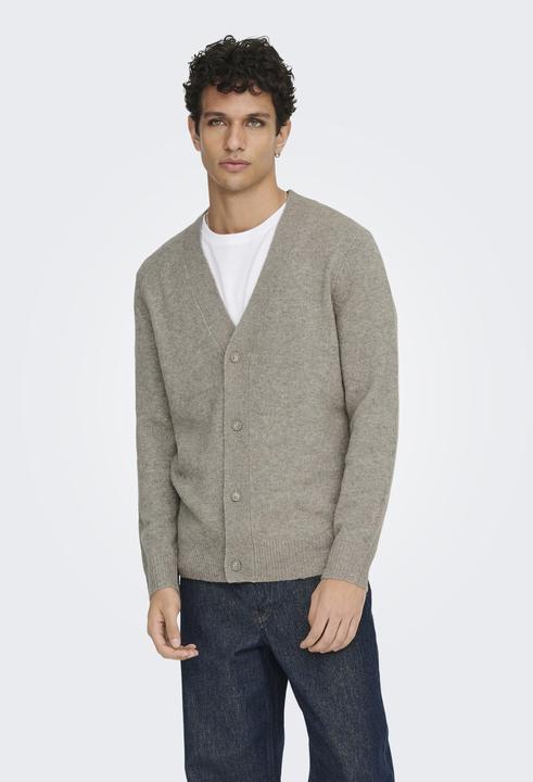 Produktbild Only & Sons Strickjacke ONSRAY Cardigan Knopfverschluss (M)