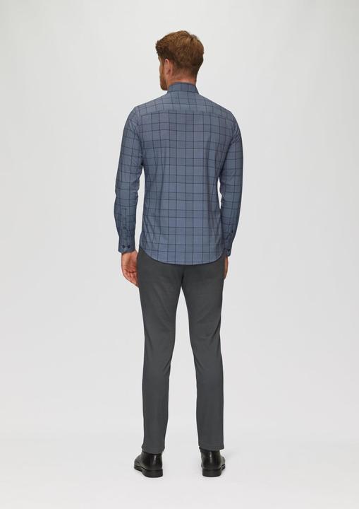 Actual product image S.Oliver Hemd Tailored Fit: Kariertes Hemd aus Baumwollstretch (40)