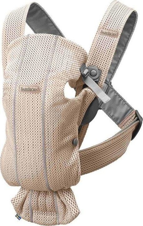 Produktbild BabyBjörn MINI 3D mesh - carrier, mother of pearl pink