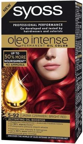 Syoss Oleo Intense Hair Dye 5-92 Bright Red (5-92 Bright Red)