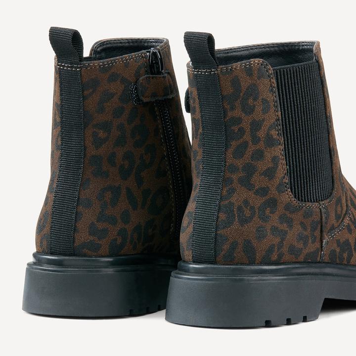 Actual product image La Redoute Collections Chelsea-Stiefeletten mit Leopardenmuster (37)