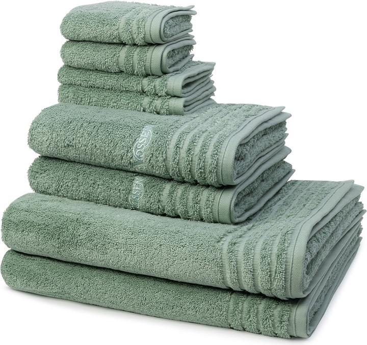 Vossen Vienna Style Supersoft 2 X Seif- 2 X Gäste- 2 X Dusch- 2 X Handtuch im Set (30 x 30 cm, 30 x 50 cm, 50 x 100 cm, 67 x 140 cm)