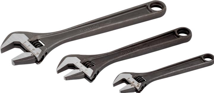 Produktbild Bahco Satz Rollgabelschlüssel der 80er-Serie mit Zentralmutter, Standard - 3-teilig (20 mm, 27 mm, 31 mm)