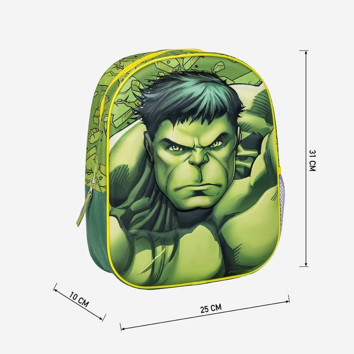Image du produit Sac à dos scolaire The Avengers vert 25 x 31 x 10 cm