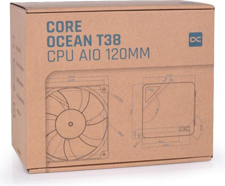 Produktbild Alphacool Corea Ocean T38 120mm CPU Digital Komplett-Wasserkühlung