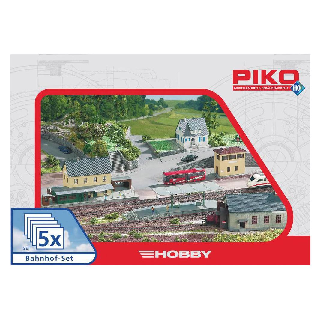 Piko H0 5-delige Stationsset
