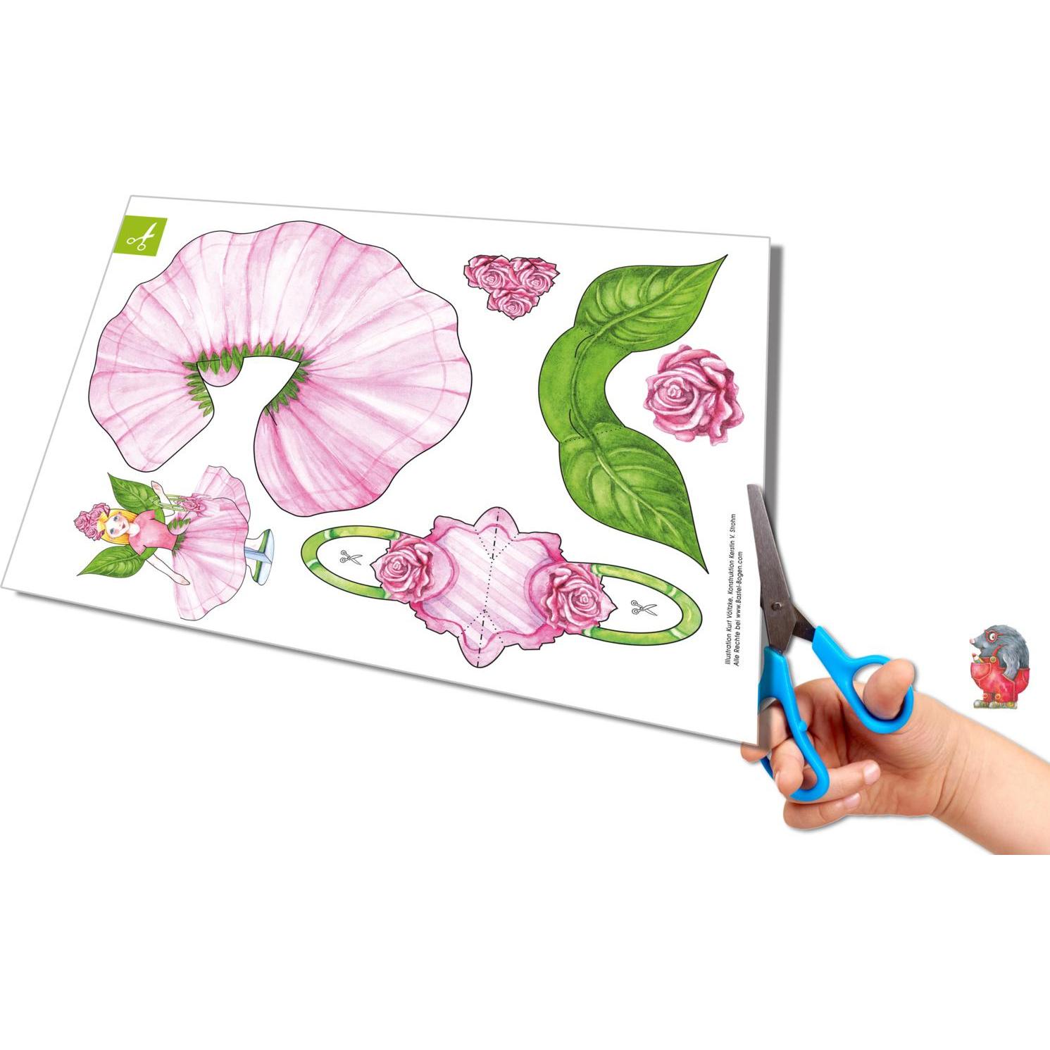 Thumbnail - Atelier Color Anziehpuppe Blüten Bastelbogen mit 3 Pu